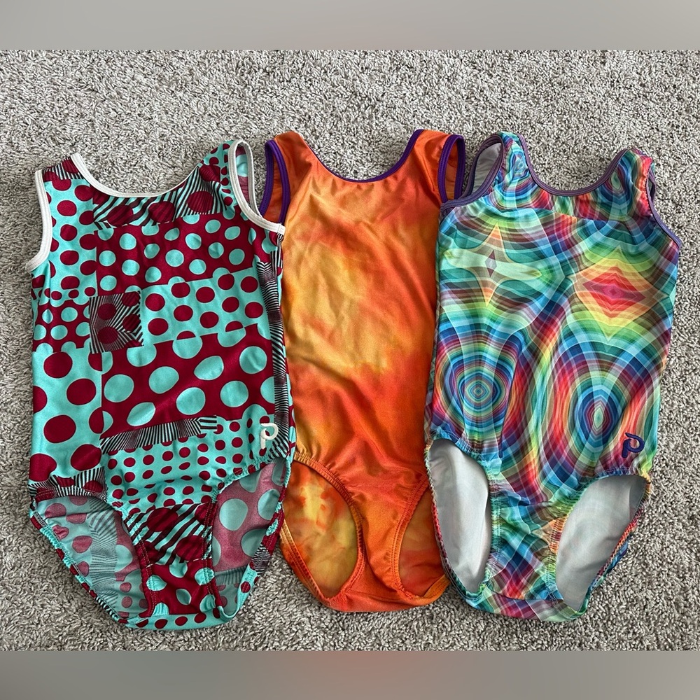 Lot of 2 Plum leotards, size Adult X-Small